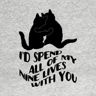 Cute Valentine kittens, Valentine gift T-Shirt